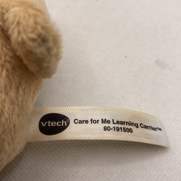 Vtech Plush Dog Care For Me Learning Carrier Replacement Part Brown Pink Bow - Picture 3 of 9